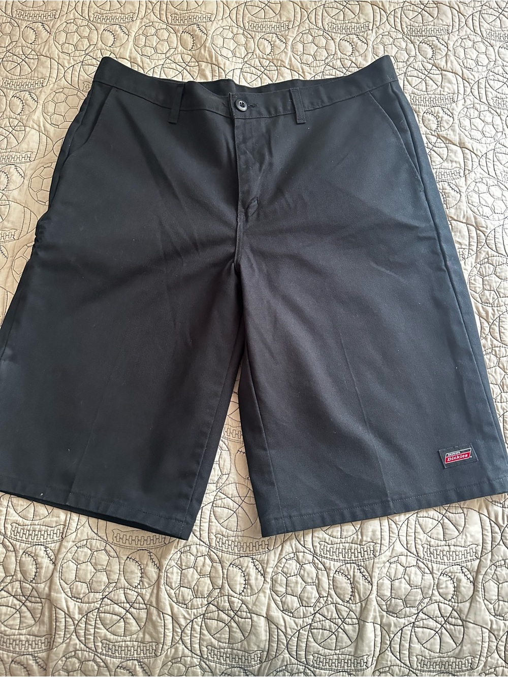 Dickies Black Flat Front Men’s Work Shorts